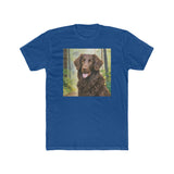 Curly Coated Retriever Men's Cotton Crew Tee