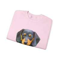 Dachshund 'Doxie #2' Unisex 50/50 Crewneck Sweatshirt