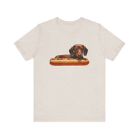 Dachshund Delight Unisex Jersey Short Sleeve Tee