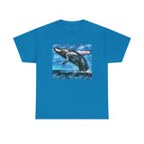 Humpback Whale Unisex Heavy Cotton Tee