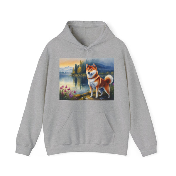 Shiba Inu Unisex 50/50 Hooded Sweatshirt