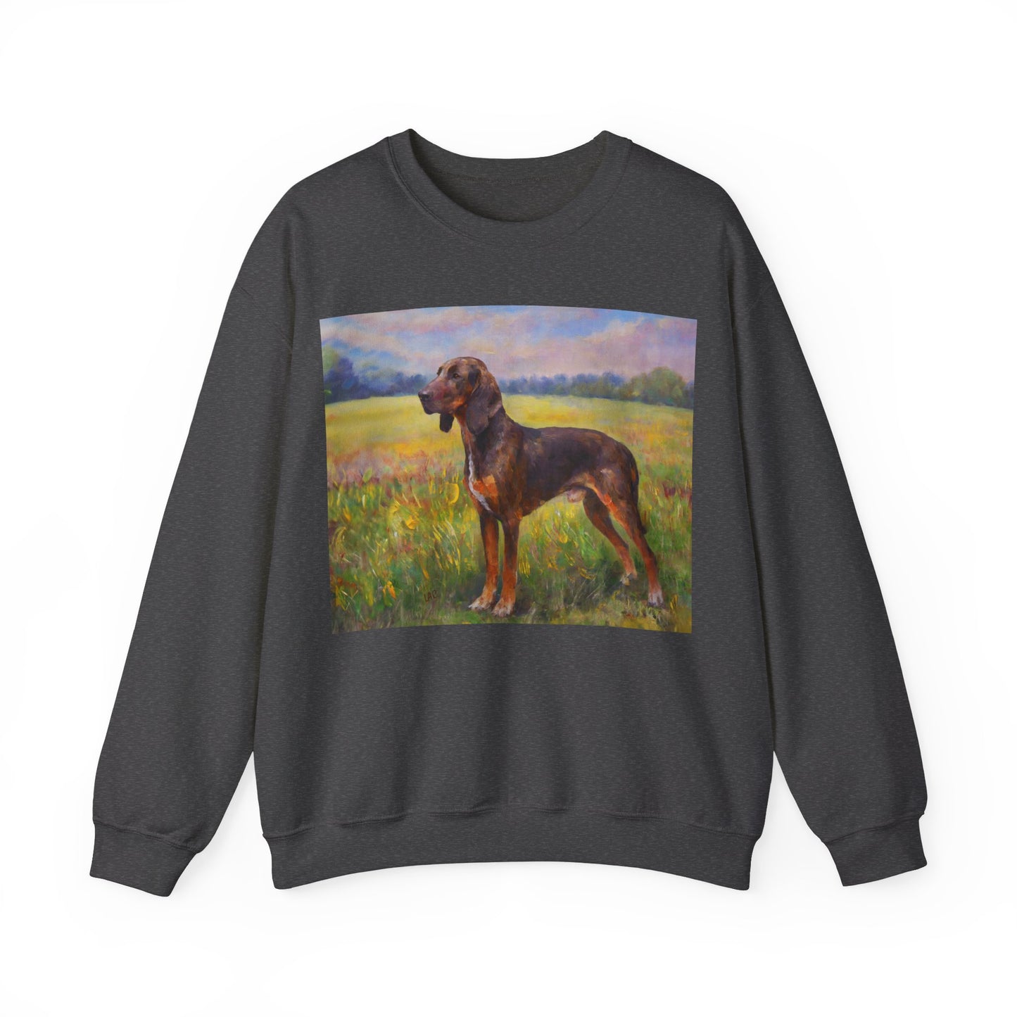 Plott Hound - 50/50 Crewneck Sweatshirt
