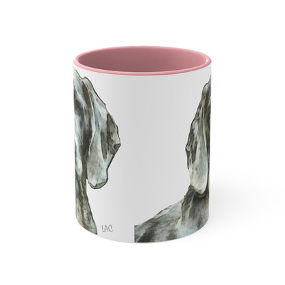 Weimaraner 'Greyson' Accent Coffee Mug, 11oz