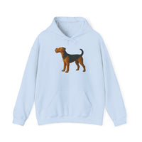 Airedale Terrier #2 - Unisex 50/50 Hooded Sweatshirt