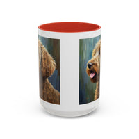 Labradoodle  =- Ceramic Accent Mug - 2 Sizes