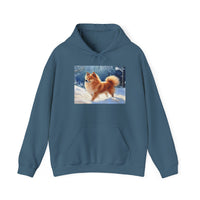 Finnish Spitz Unisex 50/50 Hooded Sweatshirt