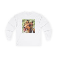 Shetland Sheepdog 'Sheltie May' Unisex Cotton Long Sleeve Tee