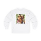 Shetland Sheepdog 'Sheltie May' Unisex Cotton Long Sleeve Tee