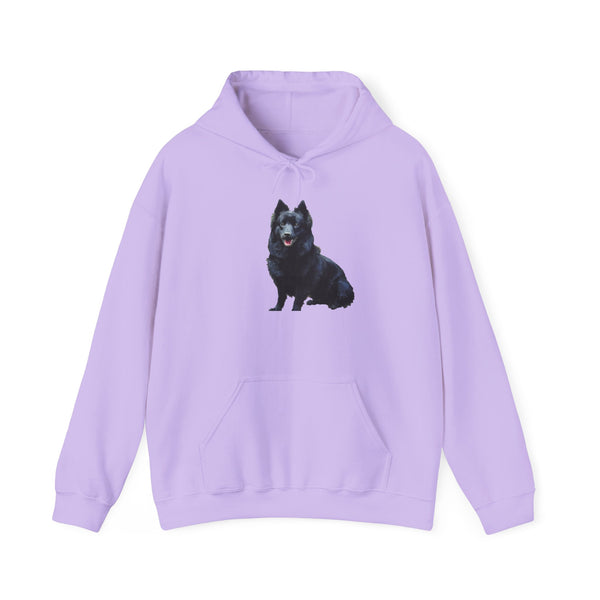 Schipperke Dog Lover Unisex 50/50 Hooded Sweatshirt - Cool Canine Design