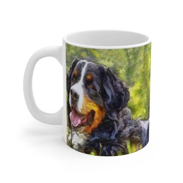 Bernese Mountain Dog Ceramic Mug 11oz