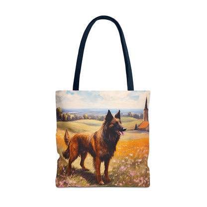Belgian Tervuren Polyester Tote Bag – Artistic Elegance