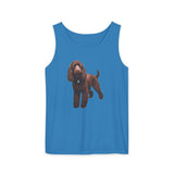 Irish Water Spaniel Unisex Relaxed Fit Garment-Dyed Tank Top