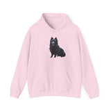 Schipperke Dog Lover Unisex 50/50 Hooded Sweatshirt - Cool Canine Design