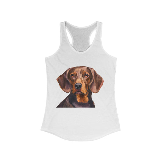 Hannoverscher Schweisshund Women's Racerback Tank