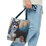 Lapponian Herder - Polyester Tote Bag (AOP)