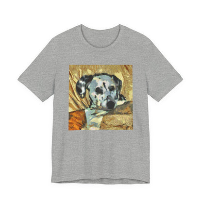 Dalmatian 'Breakfast Time' Unisex Jersey Short Sleeve Tee