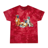 Boxer Quartet - Unisex Cotton Tie-Dye Tee, Crystal  -