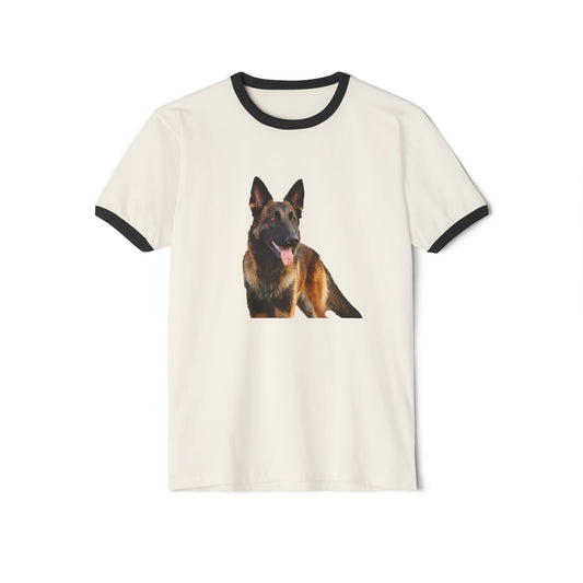 Dutch Shepherd Classic Cotton Ringer T-Shirt