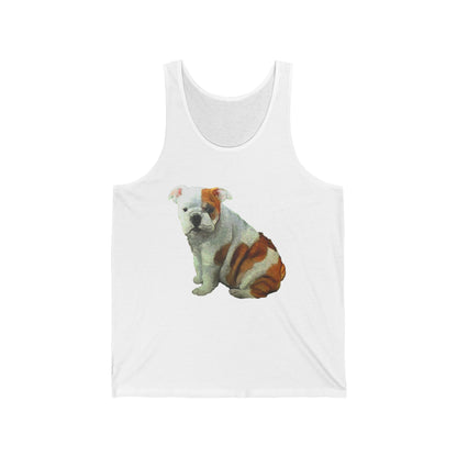 English Bulldog 'Bugsy' - Unisex Jersey Tank