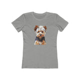 Yorkshire Terrier Women's Slim Fit Ringspun Cotton Tee