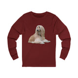 Afghan Hound Unisex Jersey Long Sleeve Tee