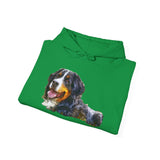 Bernese Mountain Dog - #1  -  Unisex 50/50 Hooded Sweatshirt