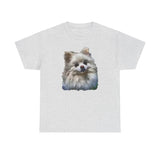 Pomeranian "Snowball" Unisex Heavy Cotton Tee by Doggylips™