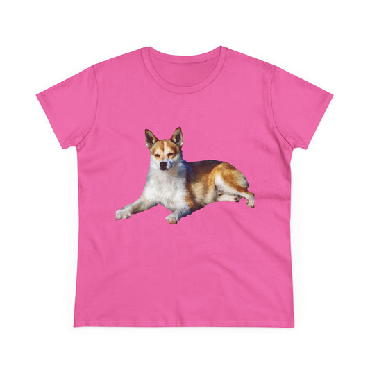 Norwegian Lundehund Women's Midweight Cotton Tee