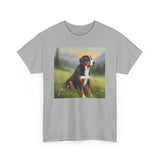 Greater Swiss Mountain Dog Unisex Heavy Cotton Tee