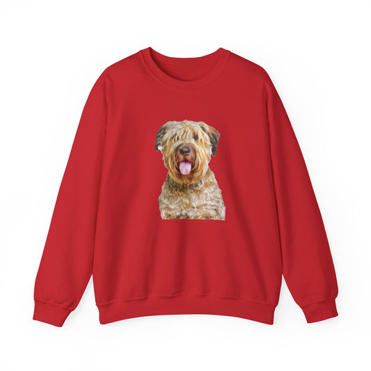 Bouvier des Flandres Fine Art Painting Unisex Crewneck Sweatshirt