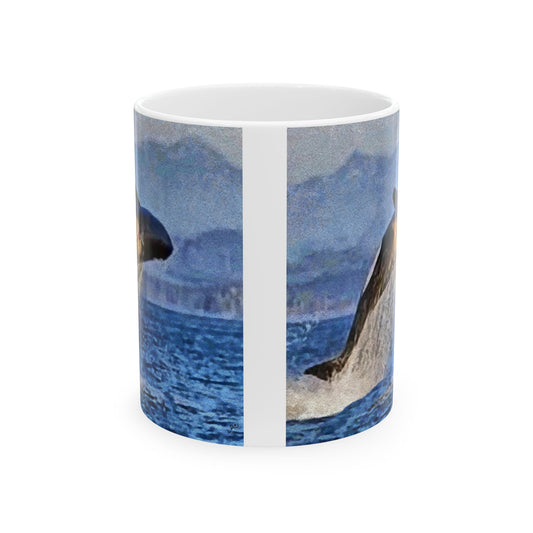 Whale 'Leviathan' - Ceramic Mug 11oz
