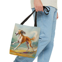 Saluki - Whimsical Dog Art Tote Bag -Perfect for Pet Lovers