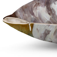 Bracco Italiano 'Italian Pointer' Spun Polyester Square Pillow