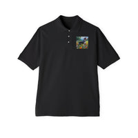 Bluetick Coonhound -- Men's Piqué Polo Shirt