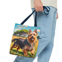 Australian Terrier Tote Bag (AOP): A Tribute to Love and Adventure