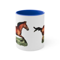 Horse 'Sam' Accent Coffee Mug, 11oz