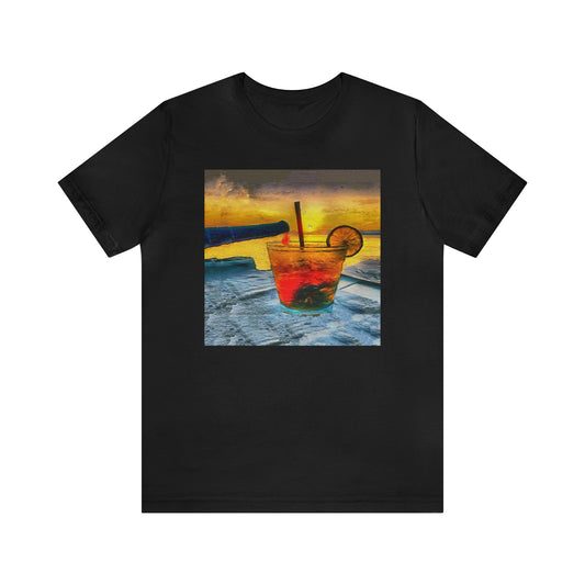 Happy Hour on Sifnos (Greece) - -  Classic Jersey Short Sleeve Tee