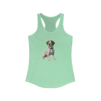 Braque du Bourbonnais Women's Classic Racerback Tank