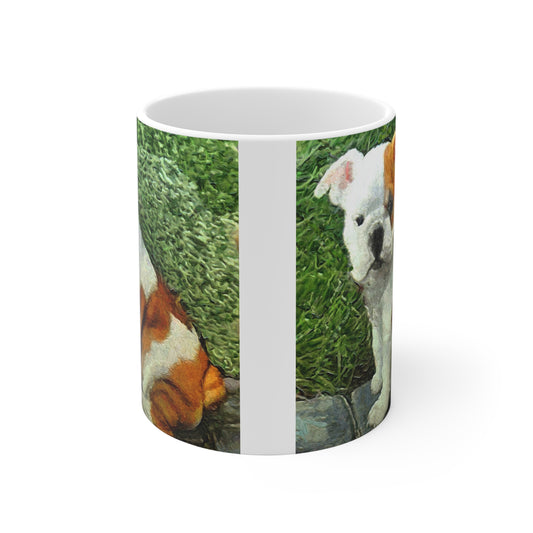English Bulldog 'Bugsy'  Ceramic Mug 11oz