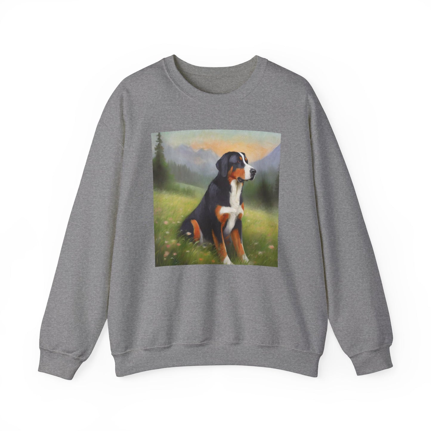 Greater Swiss Mountain Dog 50/50 Crewneck Sweatshirt