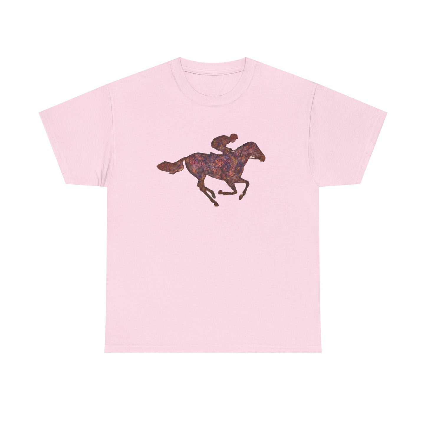 Race Horse Unisex Heavy Cotton Tee: Where Comfort Meets Creativity
