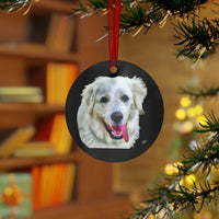 Great Pyrenees 'Heidi' Metal Ornaments