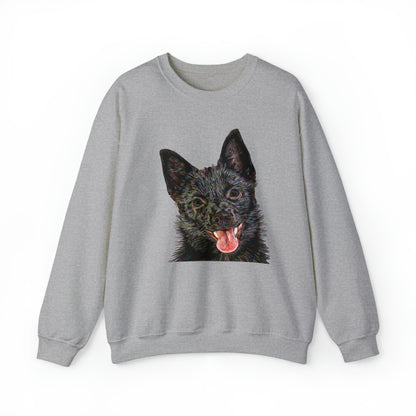 Schipperke Unisex 50/50  Crewneck Sweatshirt