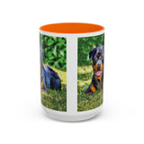 Rottweiler - Lina Accent Coffee Mug (11, 15oz)