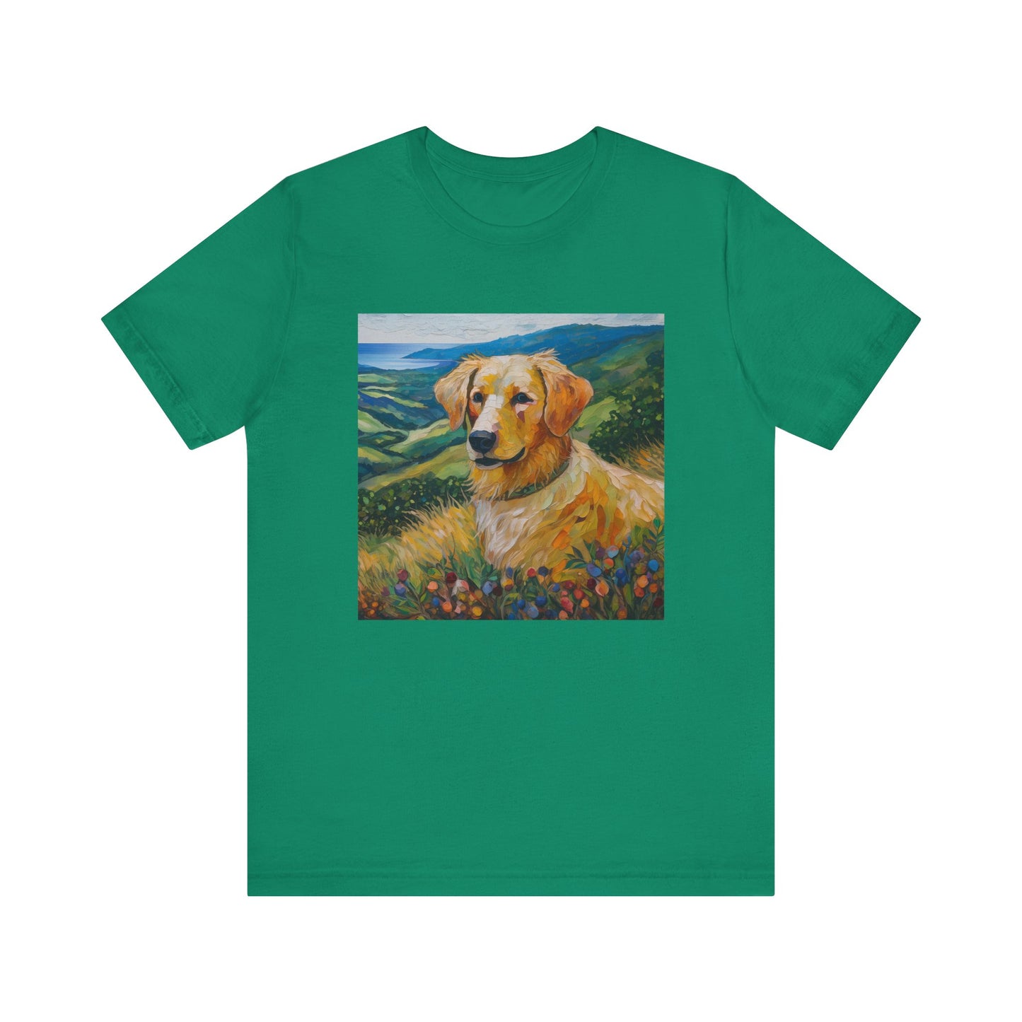 Golden Retriever Unisex Jersey Short Sleeve Tee