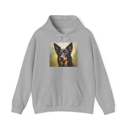 Australian Kelpie Unisex 50/50 Hooded Sweatshirt