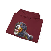 Bernese Mountain Dog - #1  -  Unisex 50/50 Hooded Sweatshirt