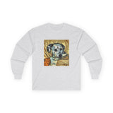 Dalmatian 'Spots of Picasso' Unisex Cotton Long Sleeve Tee