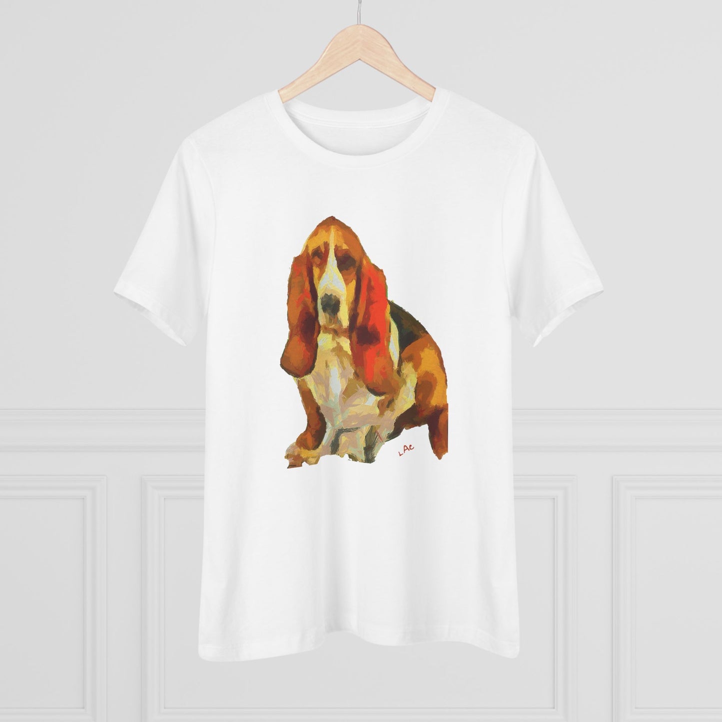 Basset Hound 'Lautrec' Women's Relaxed Fit Tee
