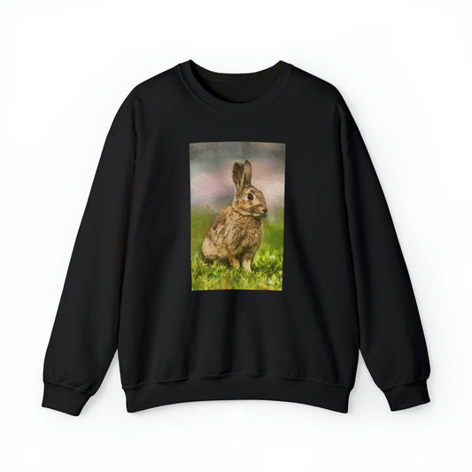 Rabbit 'Clover' - Unisex 50/50 Crewneck Sweatshirt
